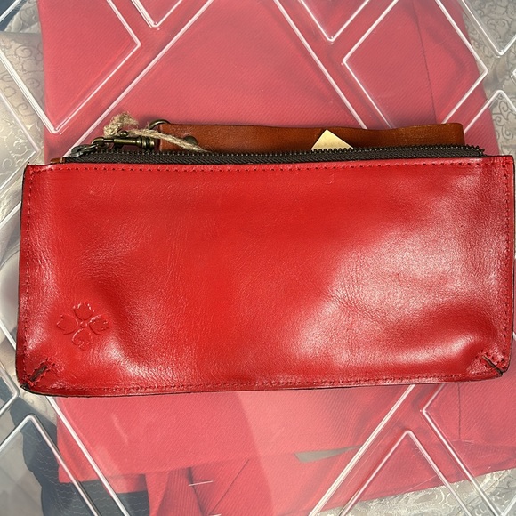 PATRICIA NASH Italian leather St Croce Leather Wristlet/Wallet-Tooled Florence - Picture 6 of 10